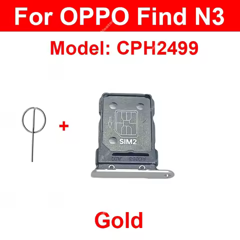 SIM Card Tray For OPPO Find N Find N2 Find N3 Find N3 Flip 5G PEUM00 CPH2499 Sim Card Holder Slot Re
