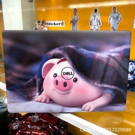 Miếng dán skin laptop mẫu heo pink cho các dòng máy Hp/asus/acer/dell/lenovo/vaio..(cung cấp model c