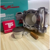 HI POWER HIPOWER Y16 NVX 155 R15 MT15 63MM GEN2 CERAMIC BLOCK KIT WITH FORGEN PISTON (63MM X 69MM X 