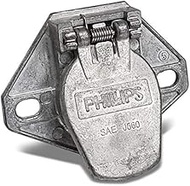 7-Way Heavy Duty STA-DRY 2-Hole Wire Insertion Split Pin Socket (15-720)