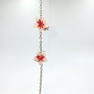 原創手作設計 / 使用 Padico 星の雫 uv膠 電腦繡文字耳環