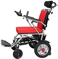 Fashionable Simplicity Wheelchair - Multi-Disabled Electric Wheelchair Intelligent Automatic Elderly Scooter Portable Folding Lithium Battery Dimensions: 95 62 95Cm