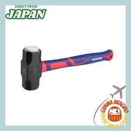 WORKPRO Double-Head Hammer Stone Hammer Octagonal Hammer Fiberglass Handle Approximately 1.36kg (3LB