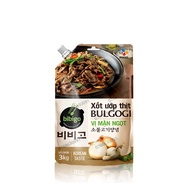 Sốt Ướp Thịt Hàn Quốc BIBIGO Loại Mặn Ngọt/Cay bịch 3KG