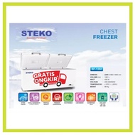 QN721 Steko Chest Freezer Bf-1250 Kulkas Cooler Box Bf1250 1091l Liter