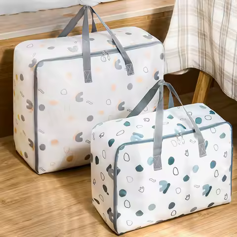 Large Size Storage Moving Bags Quilt Clothes Clothing Storage Bag for Home Organization Moving Suppl