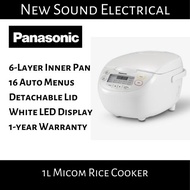 Panasonic SR-CN108WSH Fuzzy Logic Rice Cooker (1.0L) | 1-year Local Warranty