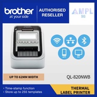 Brother QL-820NWB Label Printer | Auto cut function | Print up to 62mm DK rolls width QL-820NWB QL-8