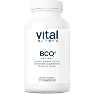 Vital Nutrients BCQ | Vegan Boswellia, Bromelain, Curcumin & Quercetin Supplement | Joint Support Su