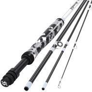 Fly Fishing Rod, Lightweight Ultra-Portable 4 Pieces 5/6wt Graphite 9' Fly Rod for Complete Starter 