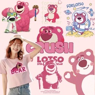 New Lotso Cute Print Hot Stamping Sticker Hot Stamping Sticker Heat Transfer Cloth Sticker Washable 