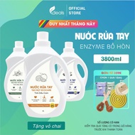 ECOCARE Soap Enzyme Hand Sanitizer 4 liters - Free 250ml bottle - Cleans bacteria, cares for hand sk