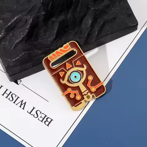 The Legend of Zelda Breath of The Wilderness Metal Badge Alloy Drip Oil Brooch Y2k Fashion Toys Anim