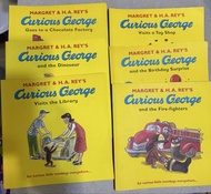 Curious George 好奇猴喬治 兒童英文故事書 6本