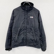 90年代古著Polo Sport RLX全拉鍊羽絨服，附襯墊，黑色，M碼