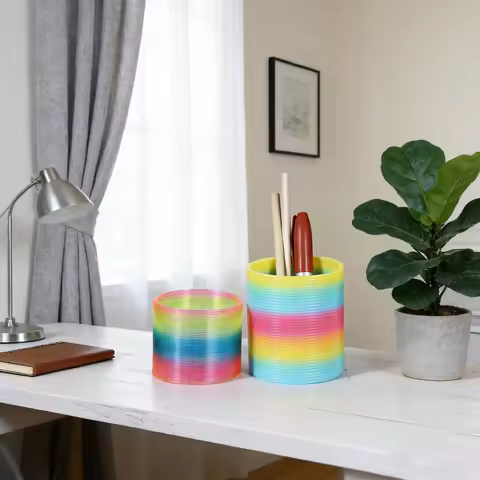 Large Rainbow Magic Springs Circle Toys Children Birthday Party Favors Giveaway Gifts Souvenir Kinde