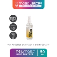[MASK LIBRARY] 75% Alcohol Hand Sanitizer / Multi Purpose Disinfectant Spray - Kills 99.99% Bacteria (50ml)