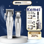 KEMEI KM-1798 Hair Trimmer Combo + KEMEI KM3023-702 Trimmer | High-end Professional Hair Trimmer Set