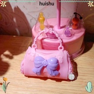 HUISHU Doll Handbag, Plastic Fashion 1/6 Doll Accessories, High Quality 5 Styles Doll Purse Accessor