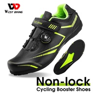 WEST BIKING Cycling Sneaker With Cleat Shoes Men Carbon Sports Speed Bike Shoes MTB Road Bike Boots Mountain Racing Flat SPD Road Cycling Footwear