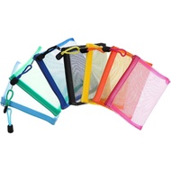 Beg Mesh dengan Zip, Beg Zip Mesh/Beg Kosmetik Beg Kelengkapan Mandi Perjalanan Beg Syiling Aksesori