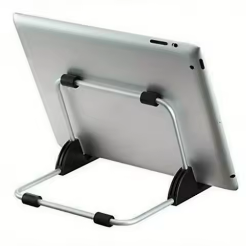 Aluminum Alloy Desktop Tablet Stand Multi-Angle Adjustable Anti-Slip Tablet Stand Universal Foldable