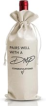 DOI-LANEE DNP Degree Graduation Gift, Wine Gift Bag For Doctor Nurse Practitioner Her, Med School Fa