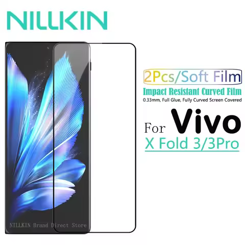 Nillkin-Impact Resistant Curved Film for Vivo X Fold 3 Pro, Fully Cover Screen Protector, Not Temper