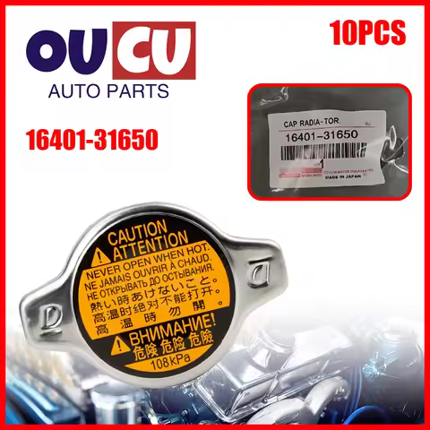 10PCS New Radiator Cap 16401-31650 For Lexus IS250 IS350 GS350 GX460 For Toyota Tacoma 4Runner FJ Cr