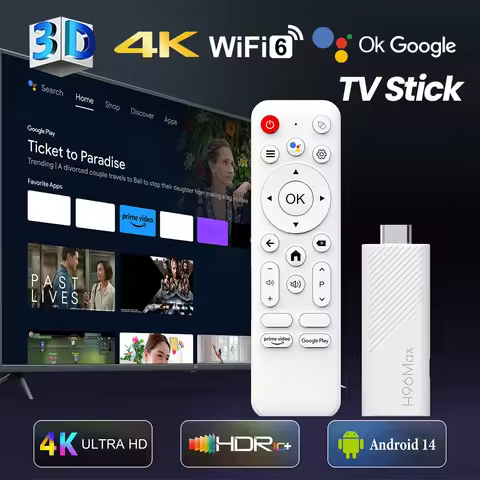 2025 New H96 MAX Android TV Stick Allwinner H313 with 2.4G Wifi 5G Wifi6 Dual Brand 8GB 16GB 4K 3D H