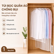 Dust-proof clothing bag made of transparent material, perfectly protects your outfit.-Bep360