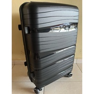 Black 24 Inch PVC Luggage Bag Travel Luggage 行李箱