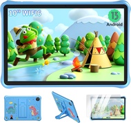 2024 Tablet 10 inch Android 13 Kids Tablets with Quad-Core, 6GB RAM 64GB ROM, iKids Play App, 5100mA