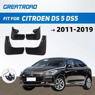 4 PCS Car Mudflap for Citroen DS 5 DS5 2011-2019 Fender Mud Guard Flaps Mudguards Accessories 2012 2
