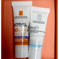 (TRAVEL SET)La Roche-Posay Anthelios UVMune 400 Invisible Fluid SPF50 3ML &La Roche-Posay Mela B3 3M