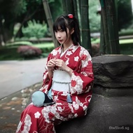 Spot Goods Japanese kimono yukata for women Formal kimono, single yukata, performance costume, yukat