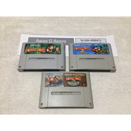 Donkey Kong 1 2 3 ครบภาค ตลับ Super Famicom (SFC) ของแท้ สภาพดี