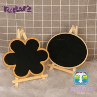 ATAYLOR Chalkboard With Stand Painting Children Guide Board Desk Display To do List Wooden Easel