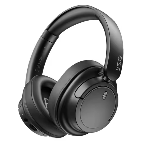 Bluetooth 5.3 Wireless Headphones 90H Playtime 40mm Drivers Over Ear Headset 3.5mm Wired Stereo Bass