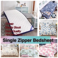 Single Zipper Bedsheet/Cadar Berzip/单人拉链床单/Pillowcase/Bolstercase/Ready Stock