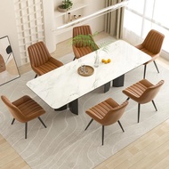 Modern Dining Chair Set Of 6, Comfy Dining Room Chair With Thick Cushions,with Metal Legs，22d X 21.5