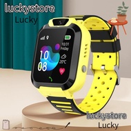 LUCKY Telephone Watch, Music Player Pedometer Kids Smart Watch, Waterproof Alarm Clock Precise Positioning HD Touch Screen Game Watch