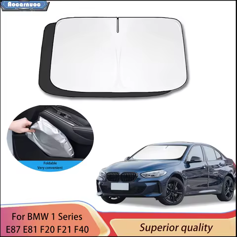 For BMW 1 Series E87 E81 F20 F21 F40 Thermal Car Visor Cover - Reflective Sun Shade for Windshield