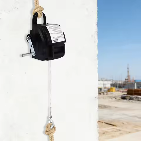 Electric Winch, 6000lbs Rolling Force, 5000lbs Floating Pull, 2000lbs Rated Pull, Wired Remote & Man
