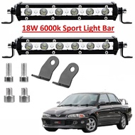 Proton Wira Daylight Fog Light Led Sport Light DRL Fog Lamp 6Led Light Bar Spotlight Lampu Kereta