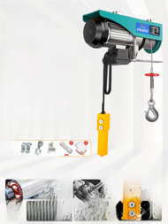 มินิไฟฟ้า Gantry Hoist 220V ใช้ Counterweight Lifter 1 ตันความจุปรับความสูงขนาดเล็ก Lifter Platform