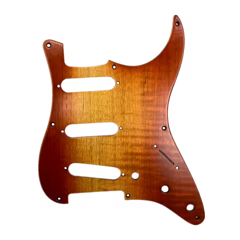 8 Hole Electric Guitar Solid Maple Wood SSS Pickguard Scratch Plate Guitar Accessories