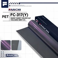 152CM Sticker scotlet FANCHI FC-317 (Y) Y-317 Magic Flip Volcano Grey PET 152CM per meter