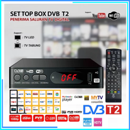 COD Taffware Digital Satellite TV Tuner Box H.265 1080P DVB-T2 / receiver tv digital parabola terbar