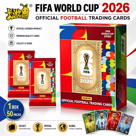Panini 2026 FIFA World Cup Official Football Trading Cards Box Soccer Player Collection Cards Fan Co